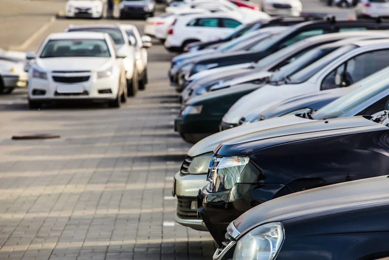 Fast junk car removal for North York properties, cars parked in a line